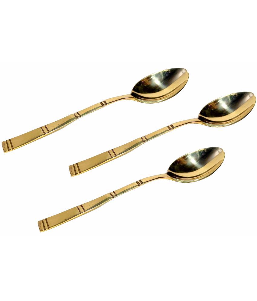     			A & H ENTERPRISES - Brass Brass Tea Spoon ( Pack of 3 )