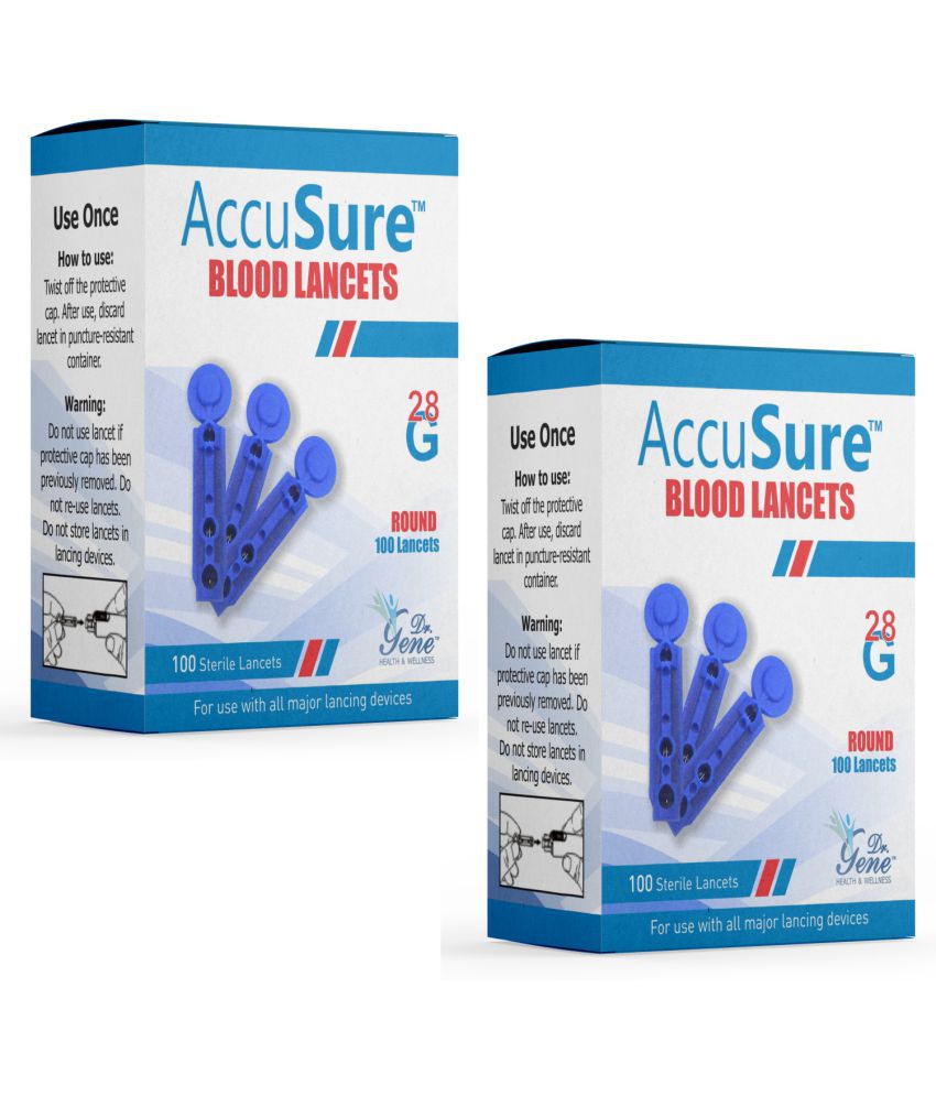     			AccuSure Round Lancets(Blue)(200)