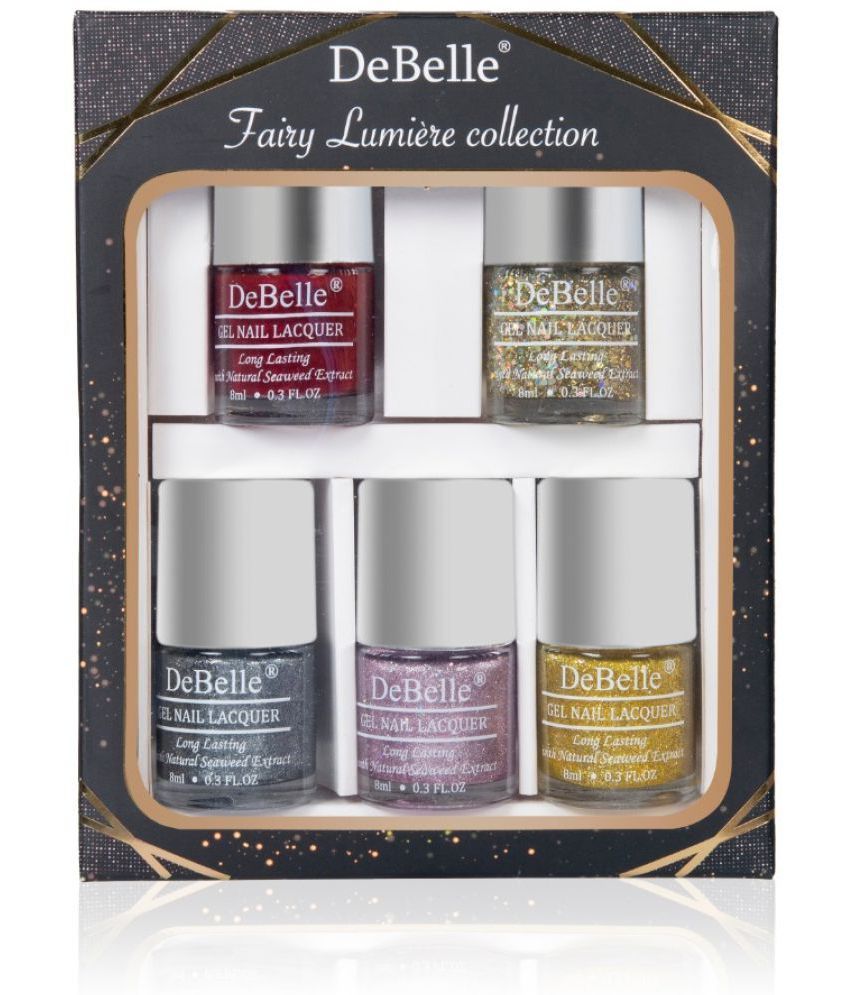     			DeBelle - Multi Glossy Nail Polish ( Pack of 5 )