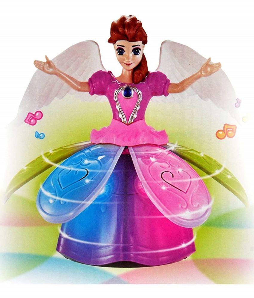 Little Finger Princess Dancing Doll and Rotating Angel Girl Flashing ...