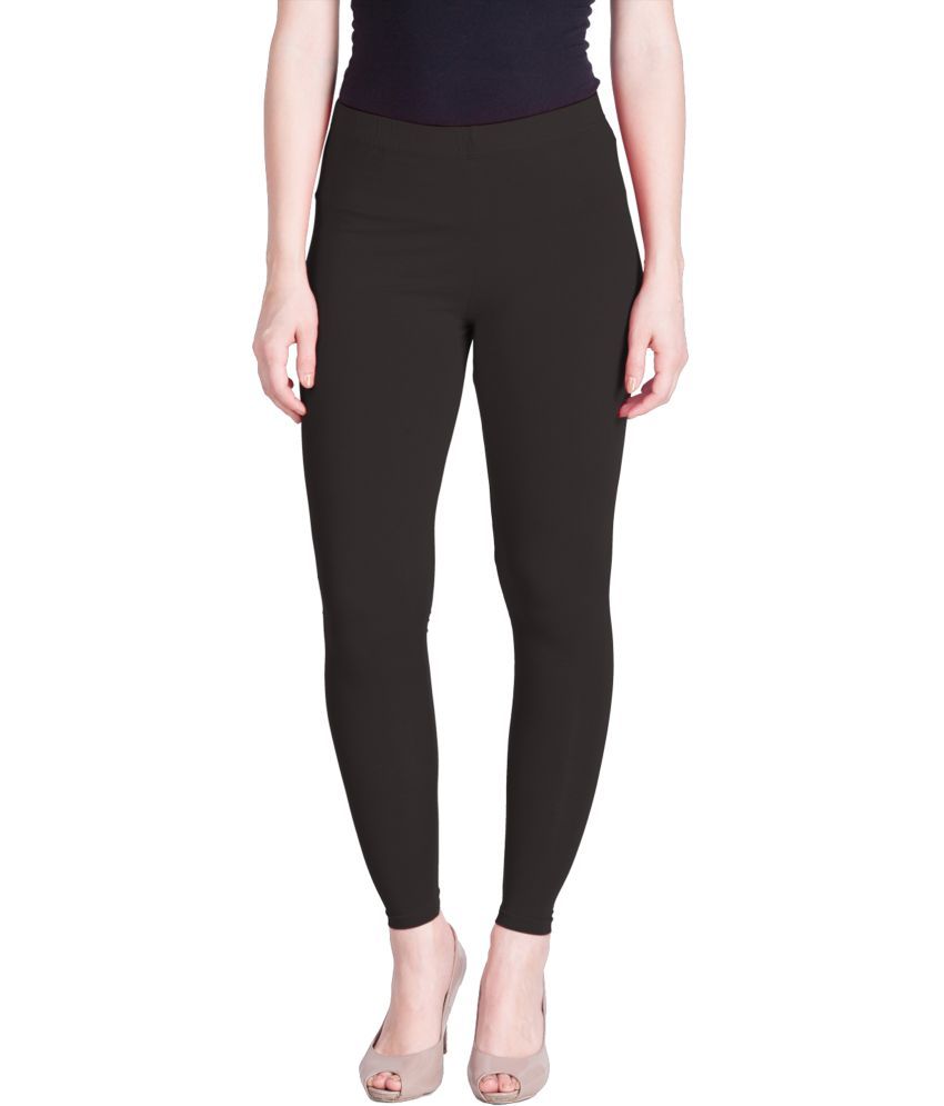     			Lux Lyra - Charcoal Cotton Women's Leggings ( Pack of 1 )