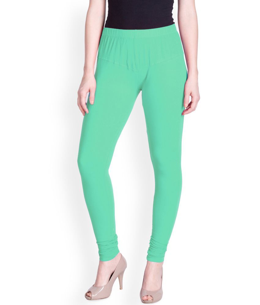     			Lux Lyra - Green Cotton Women's Leggings ( Pack of 1 )