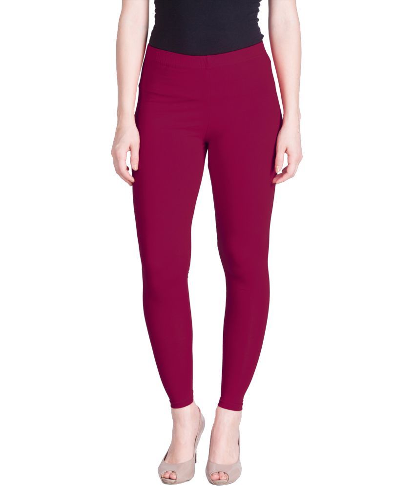     			Lux Lyra - Pink Cotton Women's Leggings ( Pack of 1 )