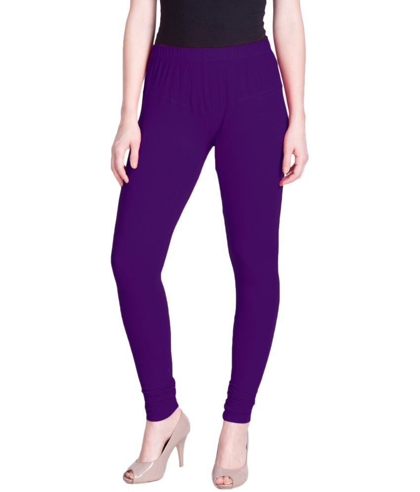     			Lux Lyra - Purple Cotton Women's Leggings ( Pack of 1 )