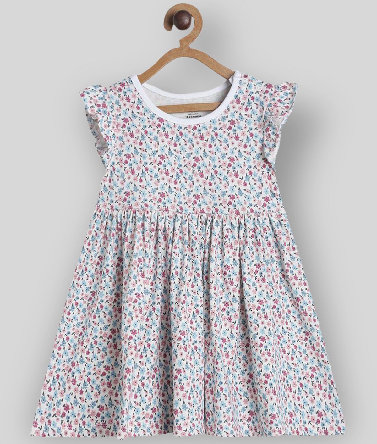     			MINI KLUB - Cotton Multicolor Baby Girl Dress ( Pack of 1 )