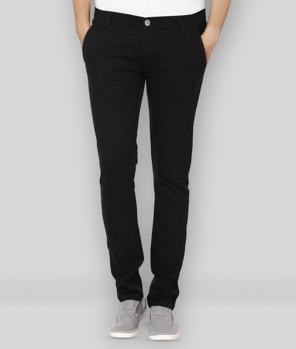     			Urbano Fashion - Black Cotton Blend Slim Fit Men's Jeans ( Pack of 1 )