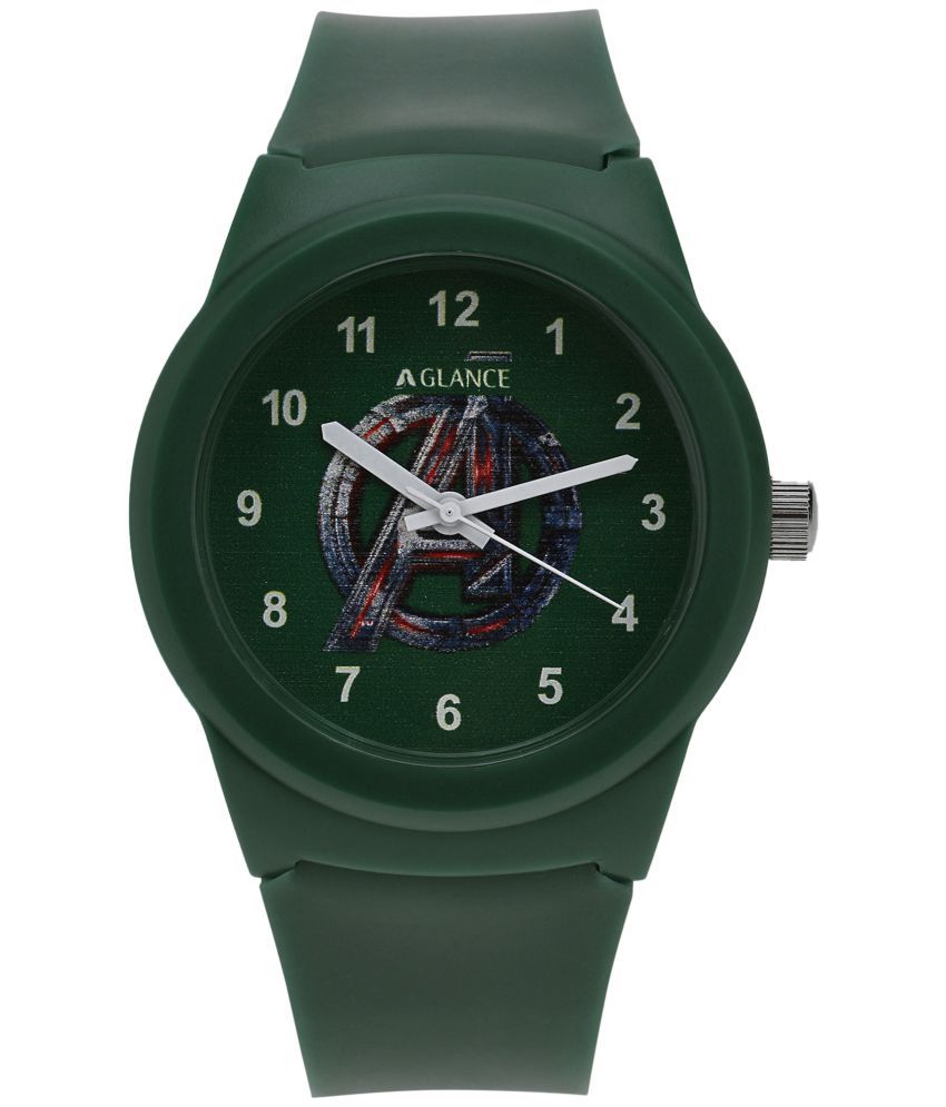 Aglance - Green Dial Analog Boys Watch ( Pack of 1 )