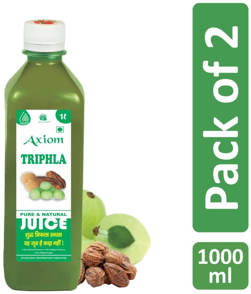     			Axiom Triphla Juice 1000ml (Pack of 2) |100% Natural WHO-GLP,GMP,ISO Certified Product