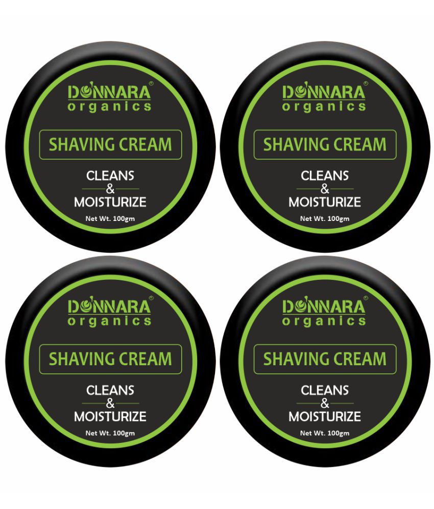     			Donnara Organics Shaving Shaving Cream 400 g Pack of 4