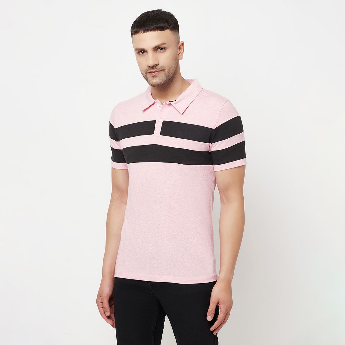     			Glito - Pink Cotton Blend Regular Fit Men's Polo T Shirt ( Pack of 1 )