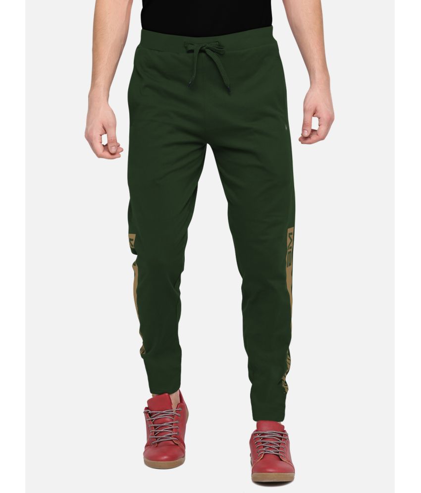     			BULLMER - Green Polyester Men's Trackpants ( Pack of 1 )