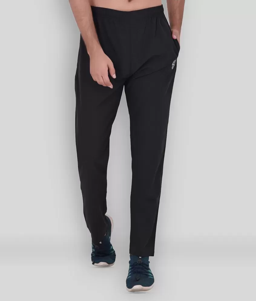 Male Black Mens Polyester Track Pant, Size: S-xl at Rs 700/piece in Surat