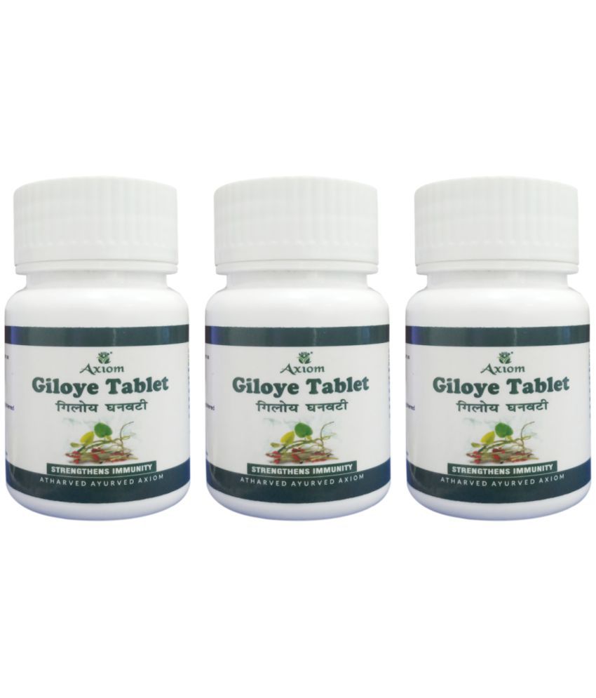     			Axiom Giloye tablets (Pack of 3)|100% Natural WHO-GLP,GMP,ISO Certified Product