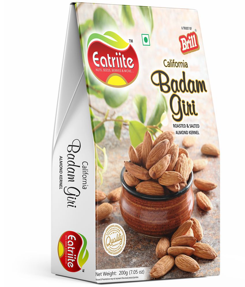     			Eatriite California Badam Giri (Roasted & Salted Almond Kernel)(200 g)