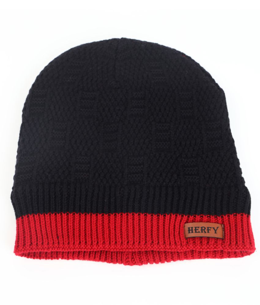 Herfy - Navy Acrylic Men's Cap ( of 1 ) - Buy Online @ Rs. | Snapdeal