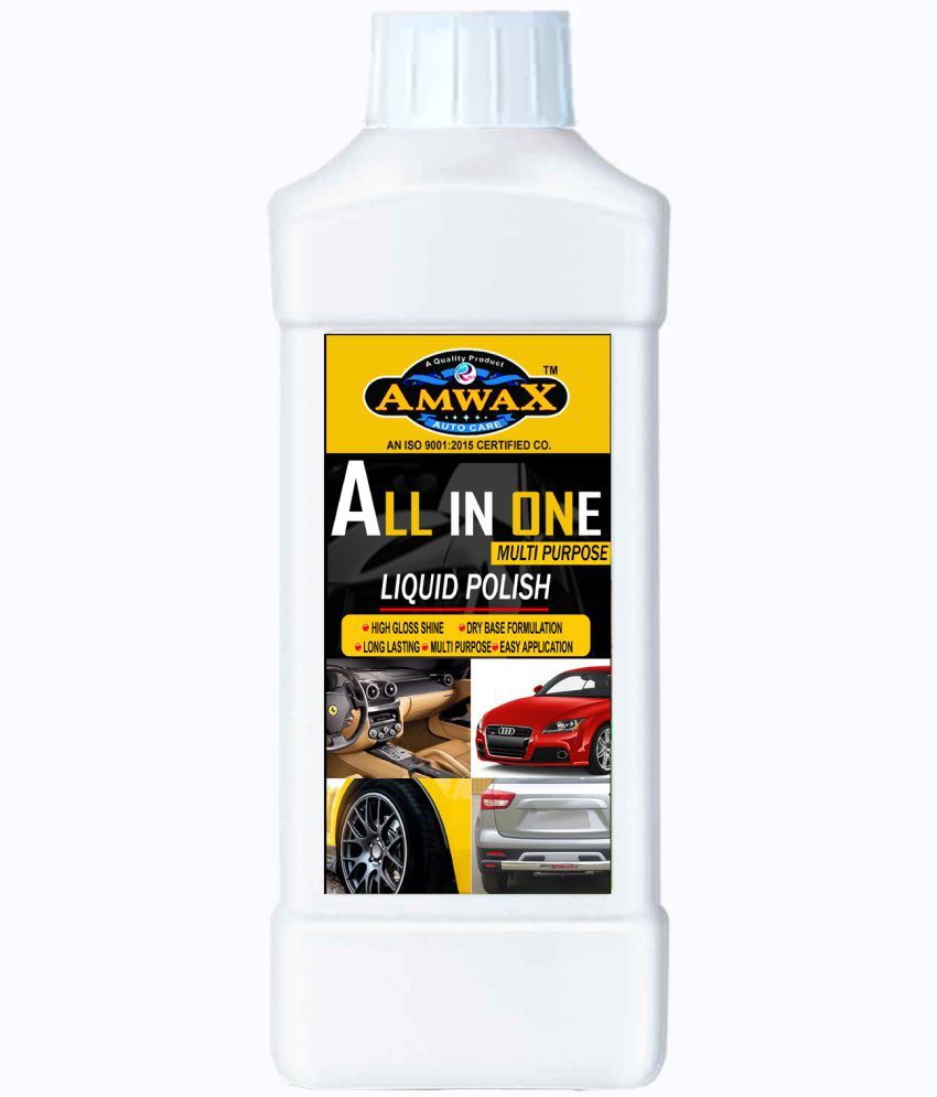     			AMWAX - Finishing Metal Polish For All Cars and Motorbikes 1000 mL ( Pack of 1 )