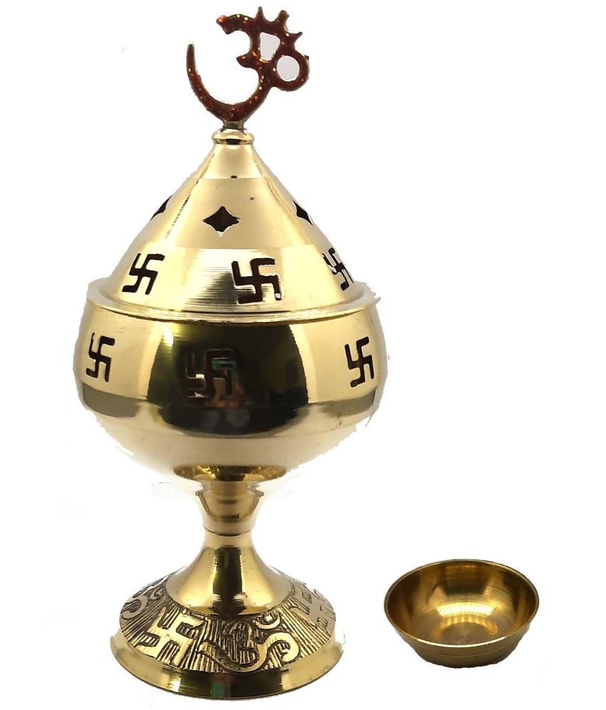     			Spherulemuster Brass Akhand Diya - Pack of 1