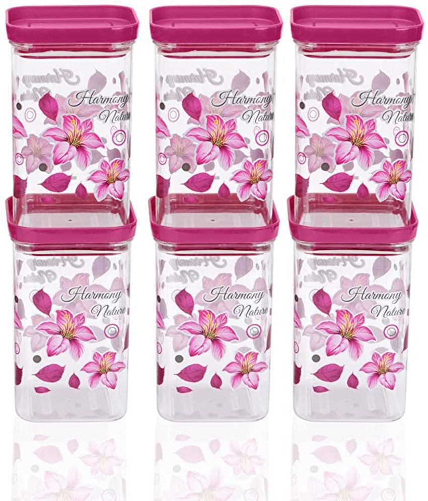     			Analog kitchenware - Polyproplene Pink Dal Container ( Set of 6 - 1100 )