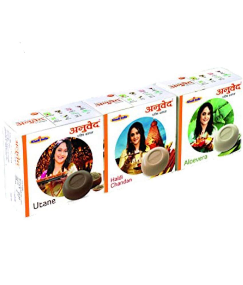     			Anuved - Beauty Bathing Bar for All Skin Type ( Pack of 3 )