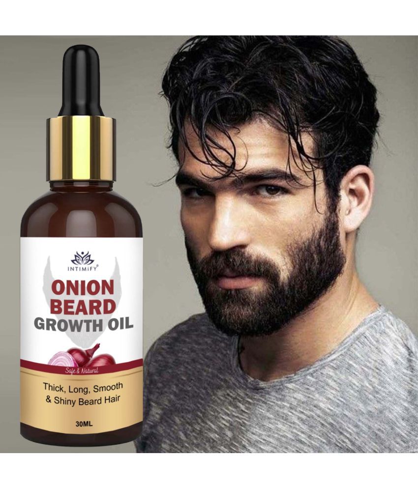     			Intimify Onion Beard Growth Oil, for beard growth, much beard oil, muchstac growth oil, anti greying beard oil, 30 ml