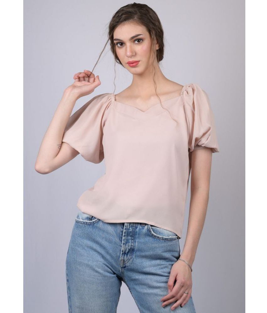     			OWO THE LABEL - Pink Cotton Women's Regular Top ( Pack of 1 )