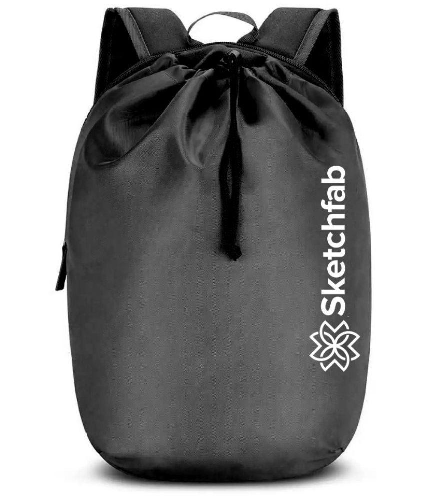 sketchfab 15 Ltrs Black Drawstring Bag Buy sketchfab 15 Ltrs Black