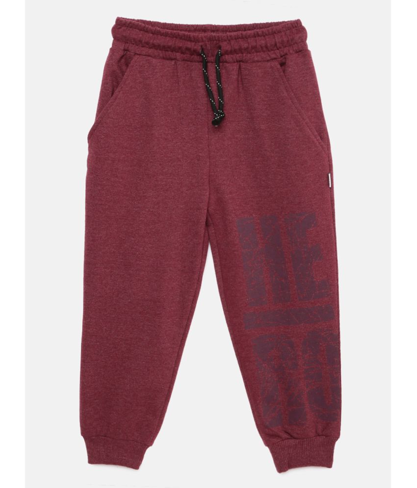     			Mackly - Maroon Cotton Boys Trackpant ( Pack of 1 )