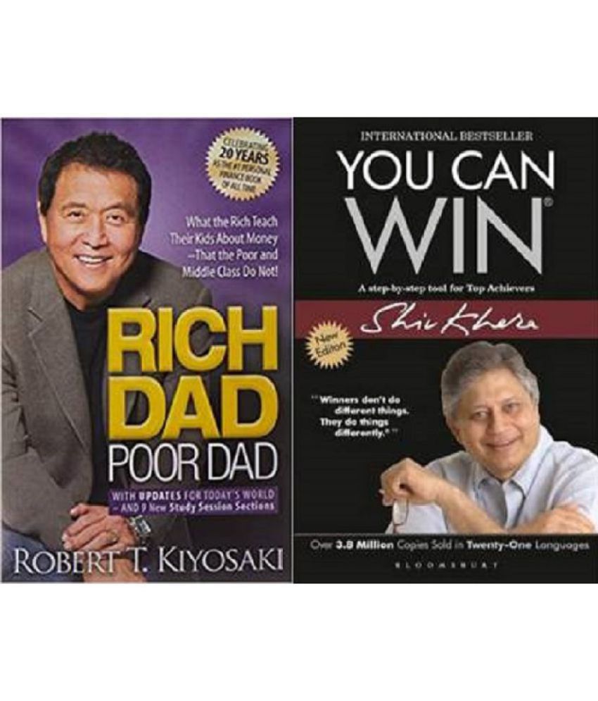     			You Can Win + Rich Dad Poor Dad (Paperback, robert, shiv)