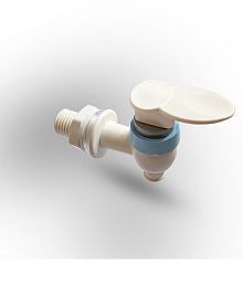 Tap for All RO/UV System Tap Mount Water Filter in PVC White Colour Plastic (ABS) Bathroom Tap (Bib Cock)