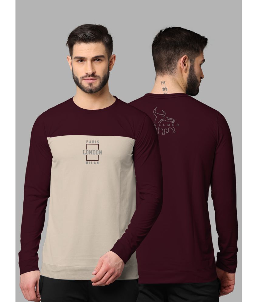     			BULLMER - Burgundy Cotton Blend Regular Fit Men's Sweatshirt ( Pack of 1 )