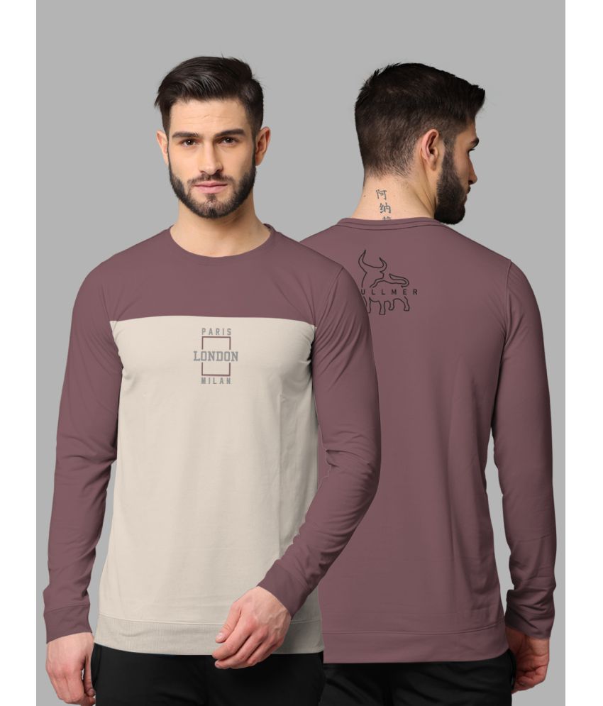     			BULLMER - Coffee Cotton Blend Regular Fit Men's Sweatshirt ( Pack of 1 )