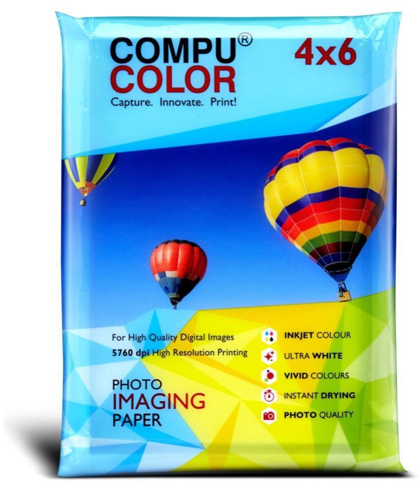     			COMPUCOLOR CAST COATED PRIMO Glossy Photo Paper 180GSM (4x6 inches, 100 sheets)