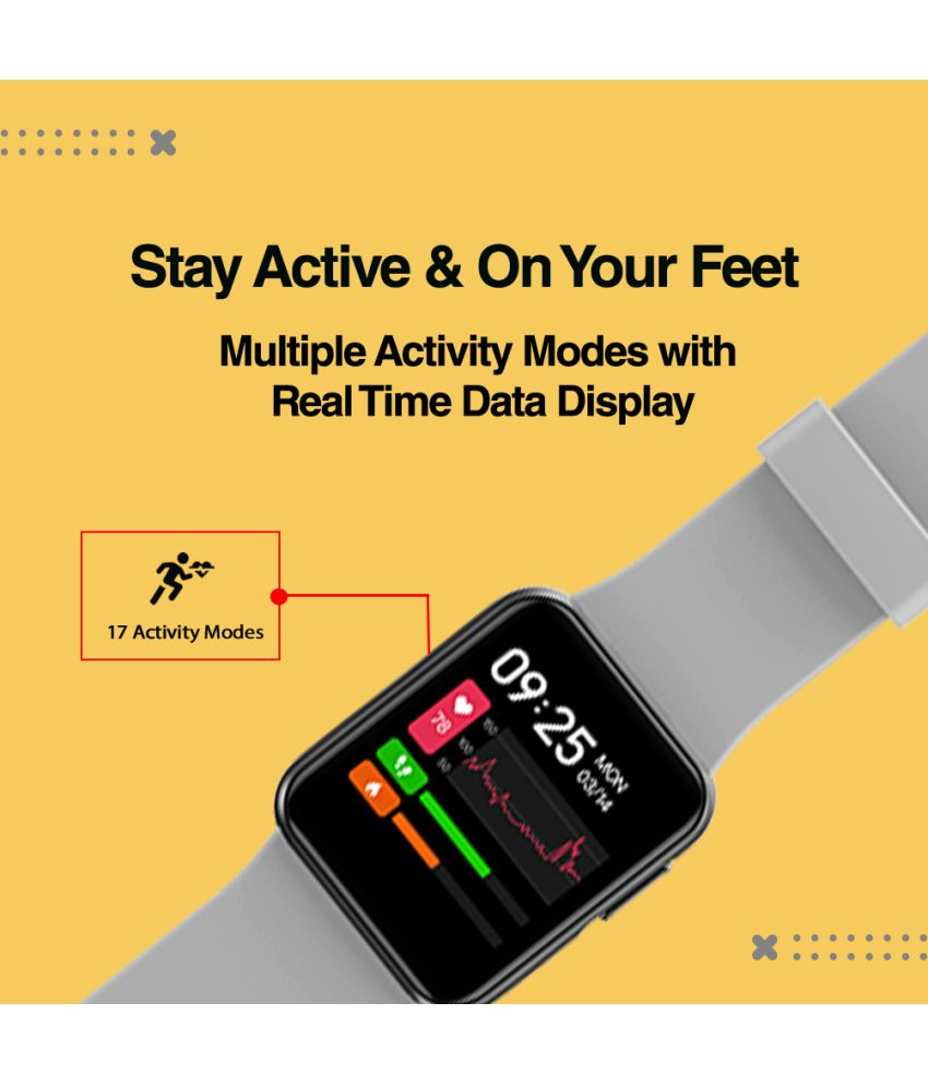 Buy Goqii SVLite Grey Smart Watch Online at Best Price in India