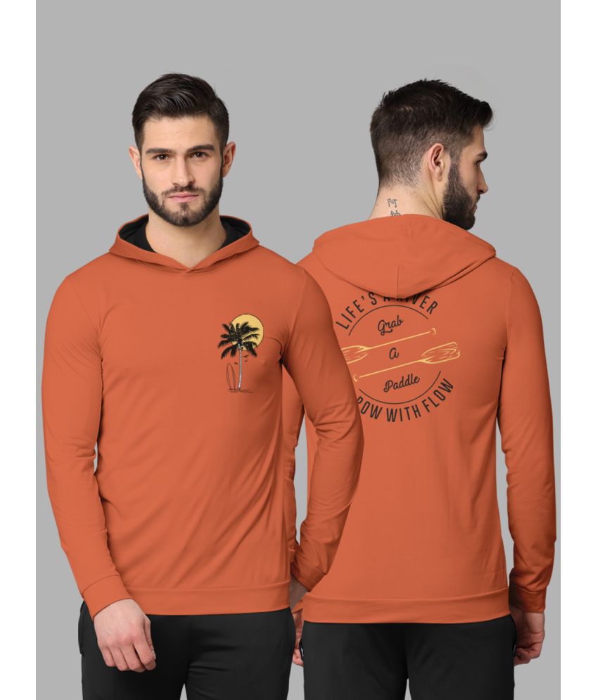 BULLMER - Orange Cotton Blend Regular Fit Men's Sweatshirt ( Pack of 1 )