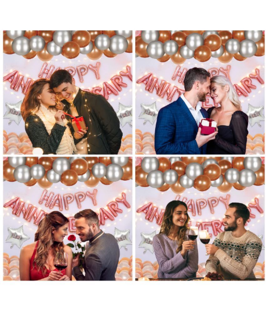 Blooms Event Happy Anniversary Decoration Items For Home 31 Items