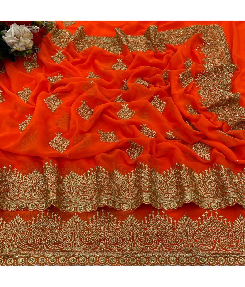 Darshita International - Orange Georgette Saree With Blouse Piece ( Pack of 1 ) - Buy Darshita International - Orange Georgette Saree With Blouse Piece ( Pack of 1 ) Online at Low Price - Snapdeal.com Darshita International - Orange Georgette Saree With Blouse Piece ( Pack of 1 ) - Buy Darshita International - Orange Georgette Saree With Blouse Piece ( Pack of 1 ) Online at Low Price - Snapdeal.com