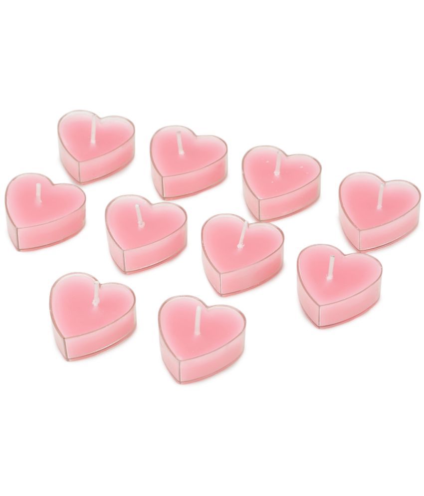HOMETALES Pink Wax Tea Light Candle ( Pack of 1 ) Buy HOMETALES