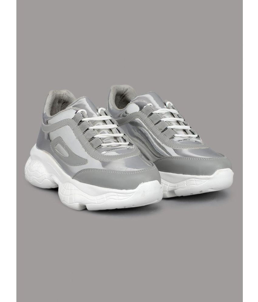     			OneShine - Light Grey Women's Sneakers