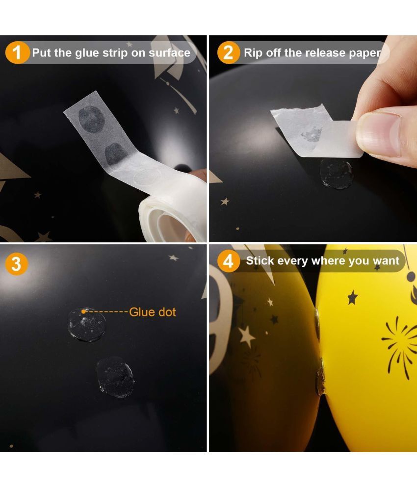 Party Propz Balloon Arch Strip Kit Balloon Arch Strip And Glue Dots