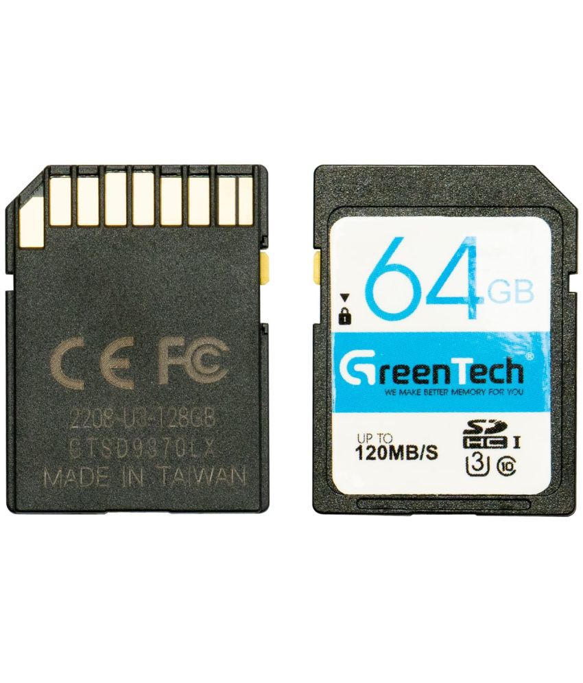     			GreenTech Neo Series 4k SD Card 64GB( Camera Card)