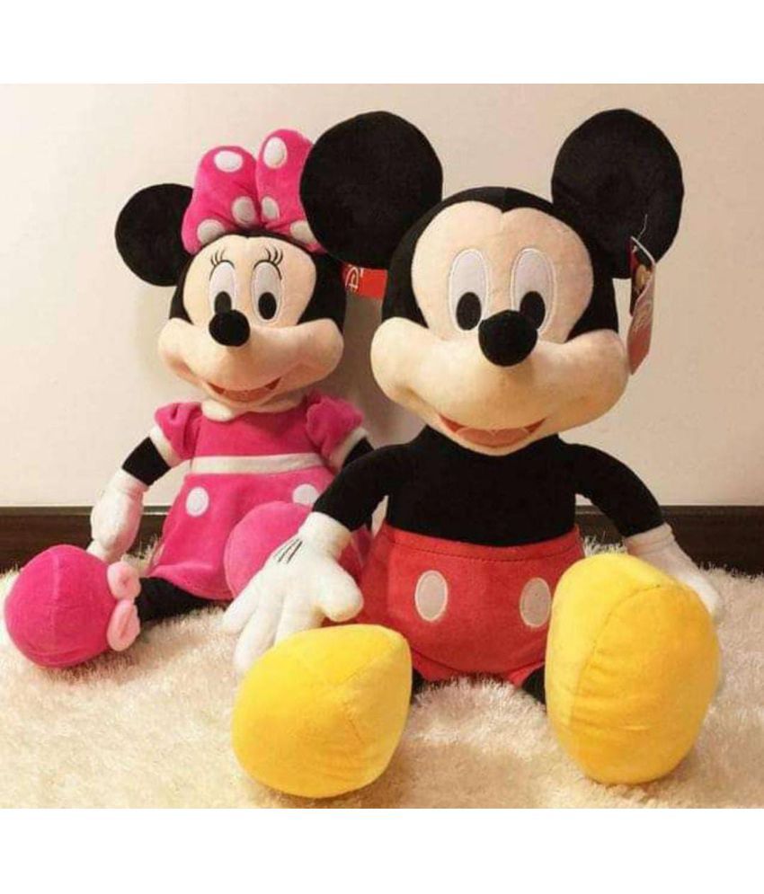     			Kids Wonders Baby Soft Toy | Comfortable Soft Plush Cushion Toy for Baby | Pack of 1 | Combo Mickey & Mini