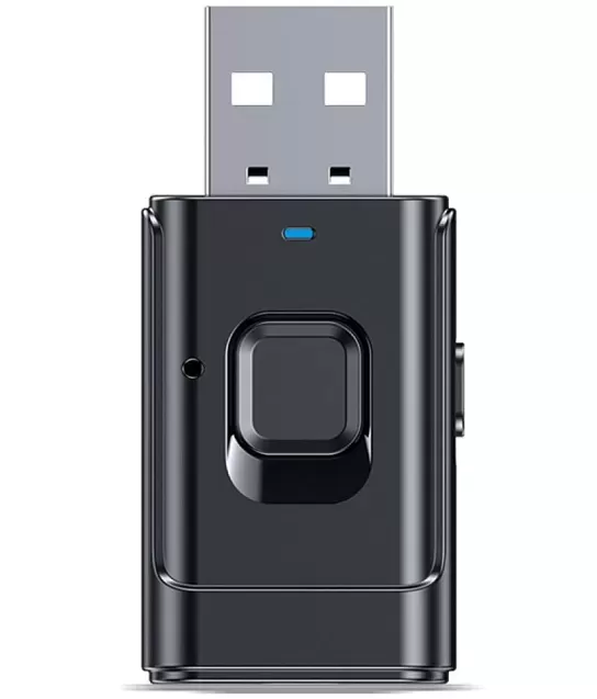 Portronics Auto 10 Bluetooth & USB Car Charging Adapter (POR 320, Blac