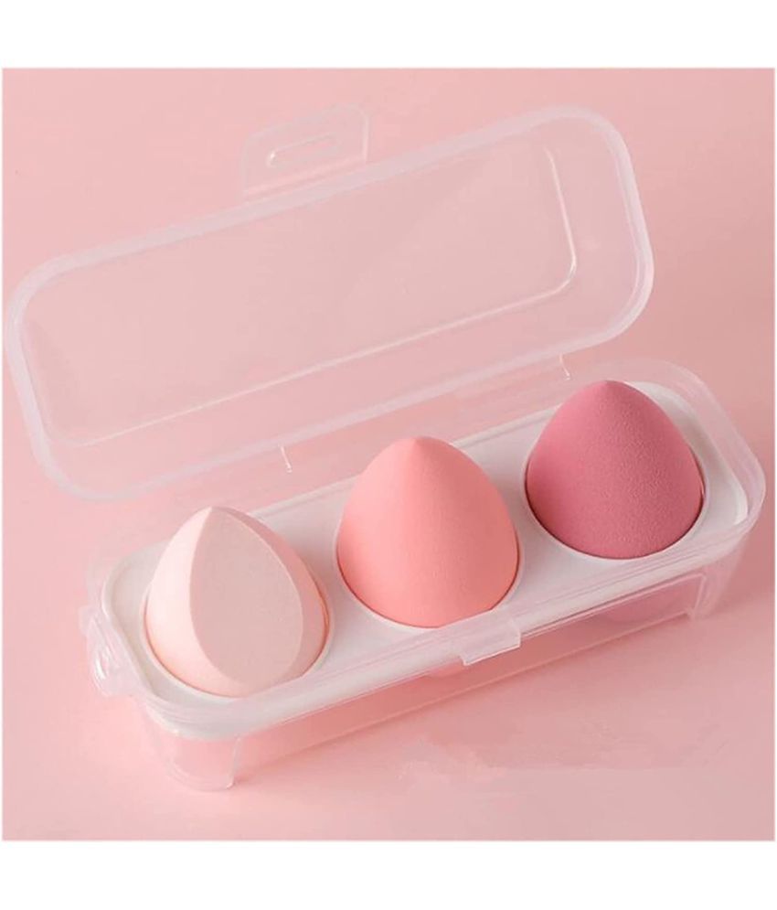     			RTB Makeup Sponge Cosmetic Puff Face 3 g Storage Box Foundation Powder Beauty Multicolored