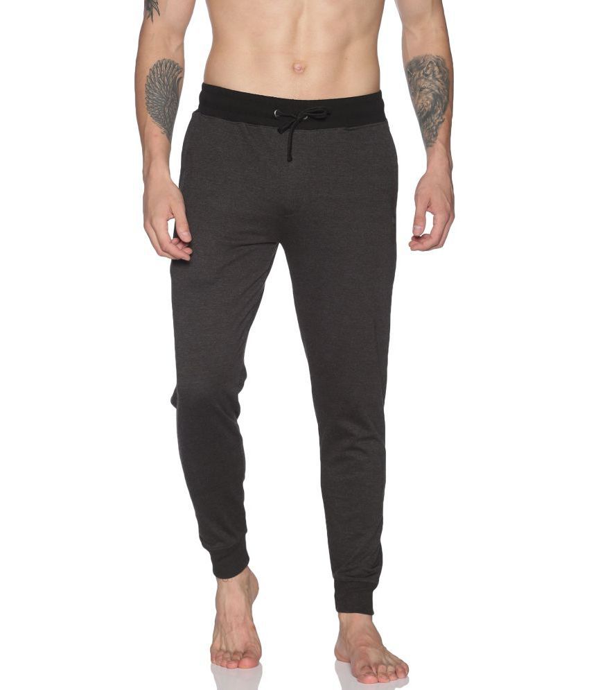     			Dollar Athleisure - Grey Cotton Men's Joggers ( Pack of 1 )