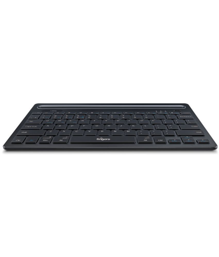     			FINGERS - Black Bluetooth Desktop Keyboard
