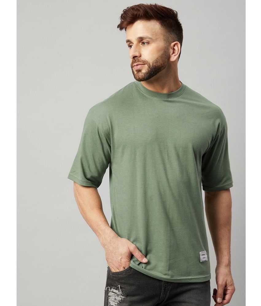     			Gritstones - Mint Green Cotton Blend Regular Fit Men's T-Shirt ( Pack of 1 )