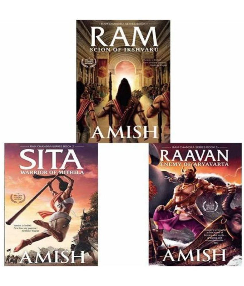     			Ram Chandra Series - Ram, Sita & Raavan (Set of 3 Books) English Paperback By Amish Tripathi