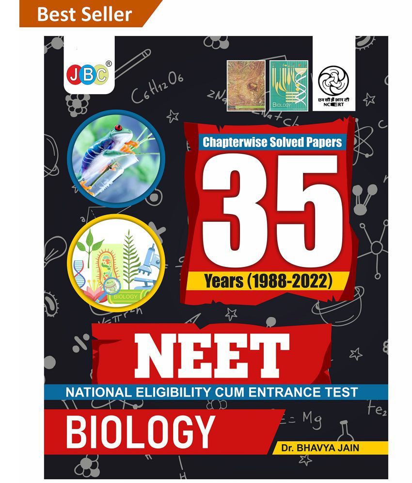     			Biology NEET 35 Previous Years Solved Papers Book, NTA 35 Previous Year NEET Questions and Solutions, Best NEET 2023 Preparation Book, Revised Edition, Every NTA Neet 35 Years Biology Questions