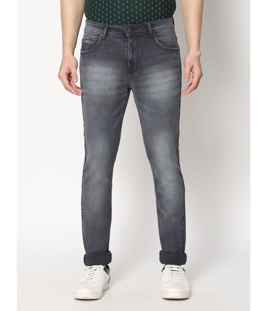     			HJ HASASI - Grey Cotton Regular Fit Men's Jeans ( Pack of 1 )