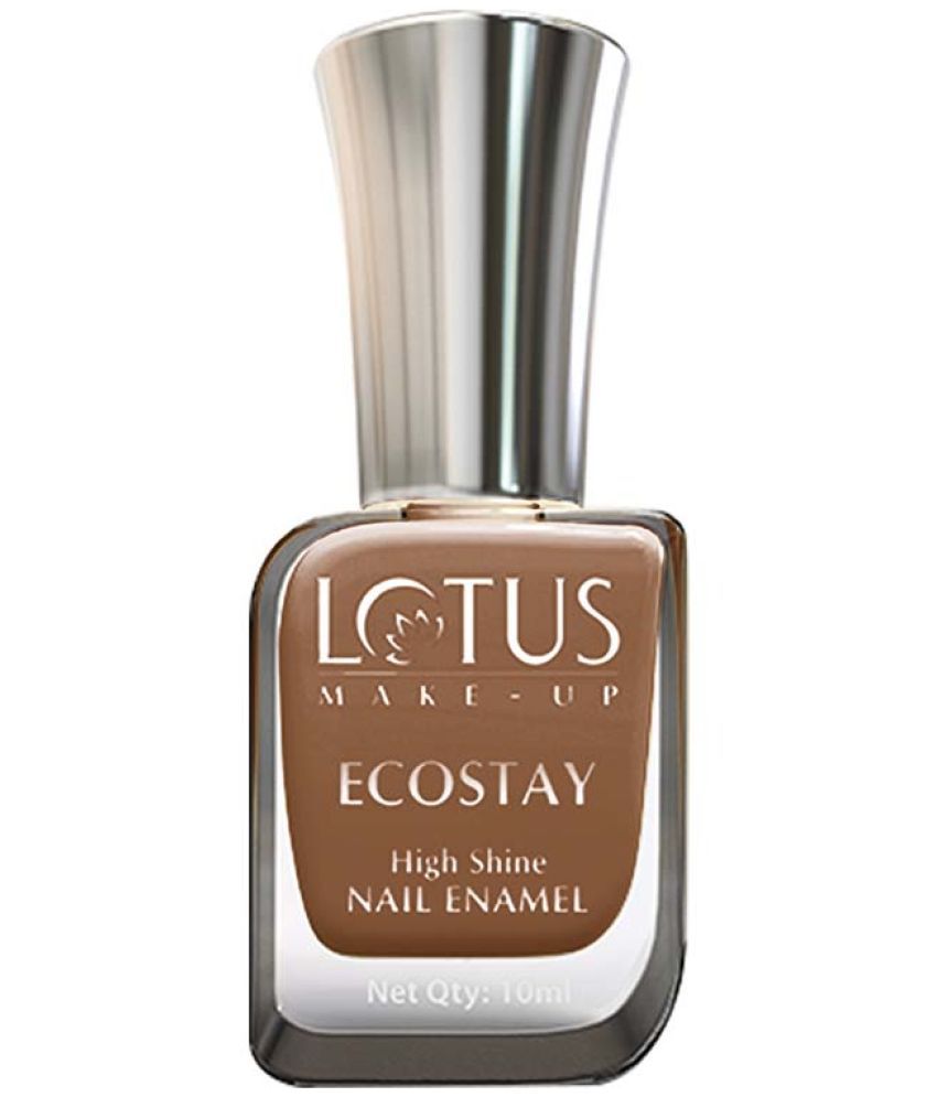     			Lotus Make-Up Ecostay Nail Enamel Macchiato E78, Easy to Apply, Glossy Finish, 10ml